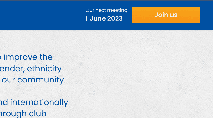 Rotary Club of Nelson website calls to action
